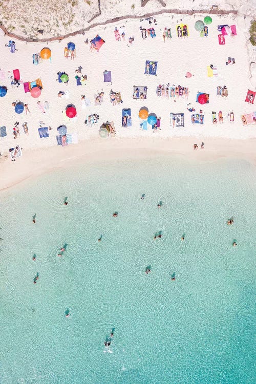 Beach Crowded In Summer, Spain