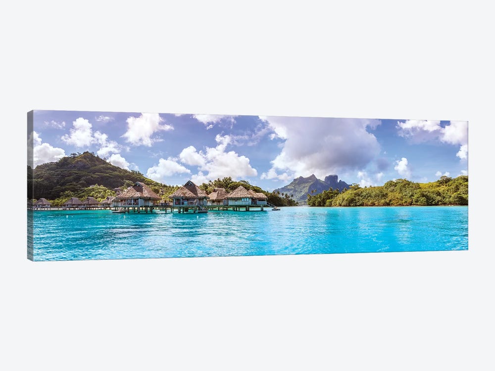 Bora Bora Panorama, French Polynesia by Matteo Colombo 1-piece Canvas Artwork