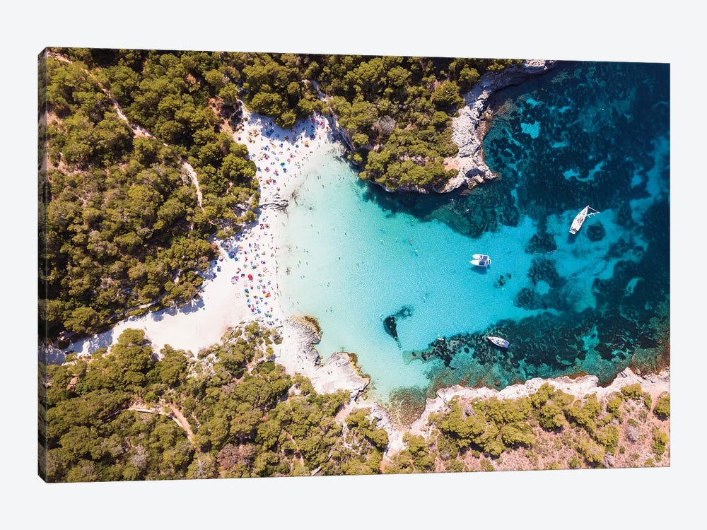 Cala Turqueta Beach, Menorca by Matteo Colombo 1-piece Canvas Print