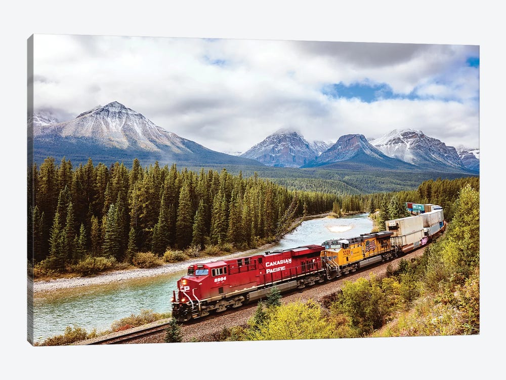 Canadian Pacific Railway, Alberta by Matteo Colombo 1-piece Canvas Wall Art