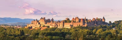 Carcassonne Panoramic, France by Matteo Colombo multi panel art