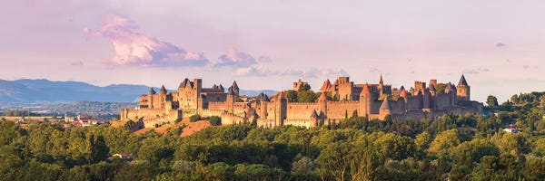 Castles & Palaces: Carcassonne Panoramic, France by Matteo Colombo
