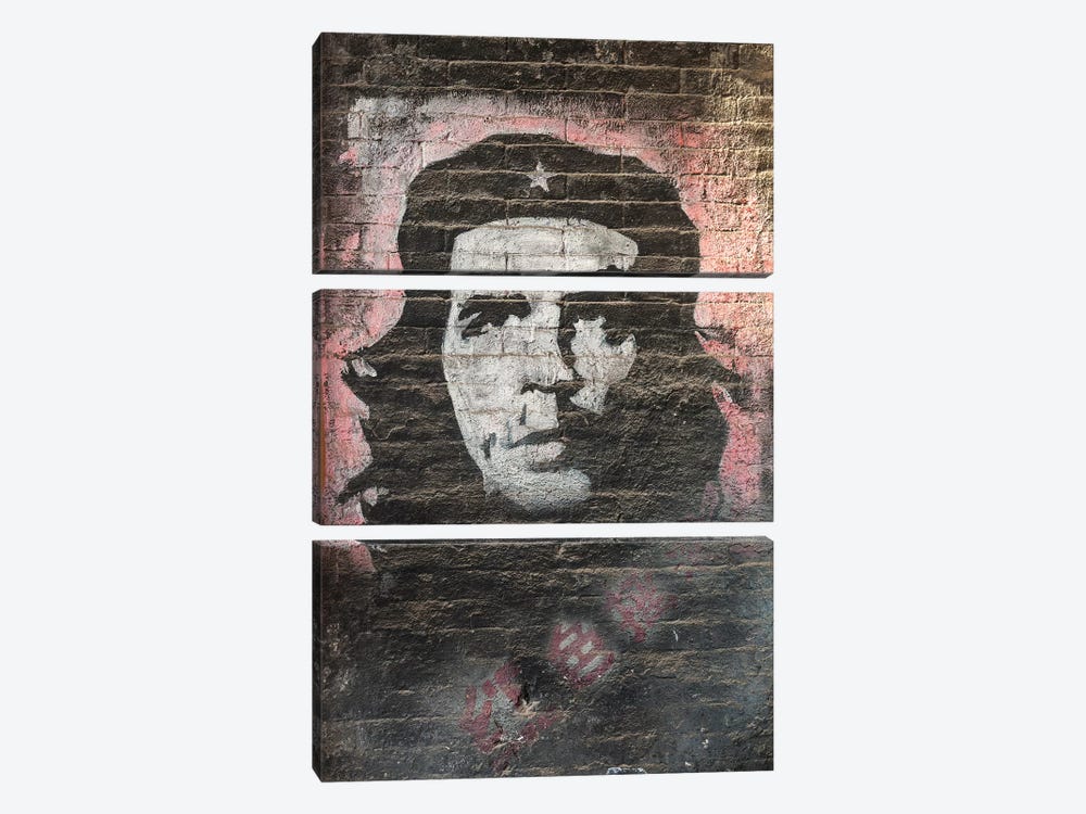 Che Guevara Murales by Matteo Colombo 3-piece Canvas Art Print
