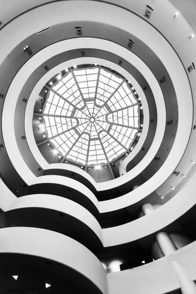 Interiors: Main Gallery Skylight, Solomon R. Guggenheim Museum, New York City, New York, USA by Matteo Colombo