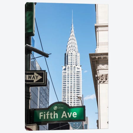 Chrysler Building, New York City Canvas Print #TEO562} by Matteo Colombo Canvas Print