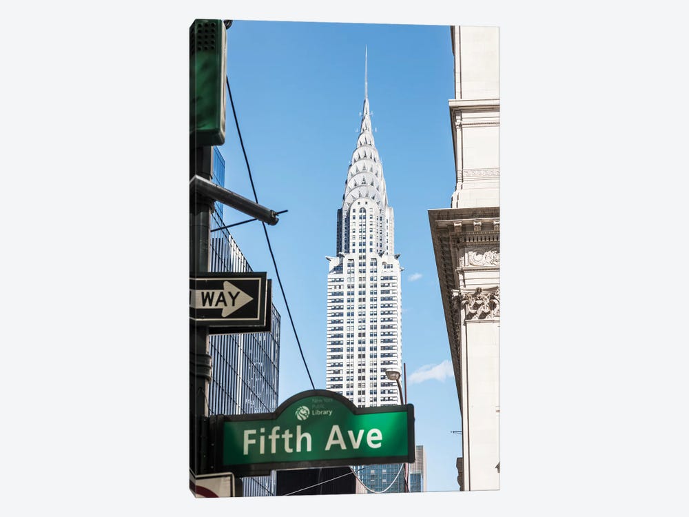 Chrysler Building, New York City by Matteo Colombo 1-piece Canvas Wall Art