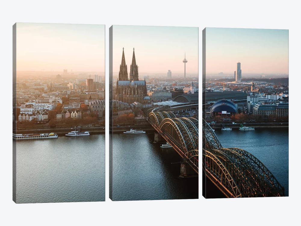Cologne Skyline, Germany I by Matteo Colombo 3-piece Art Print