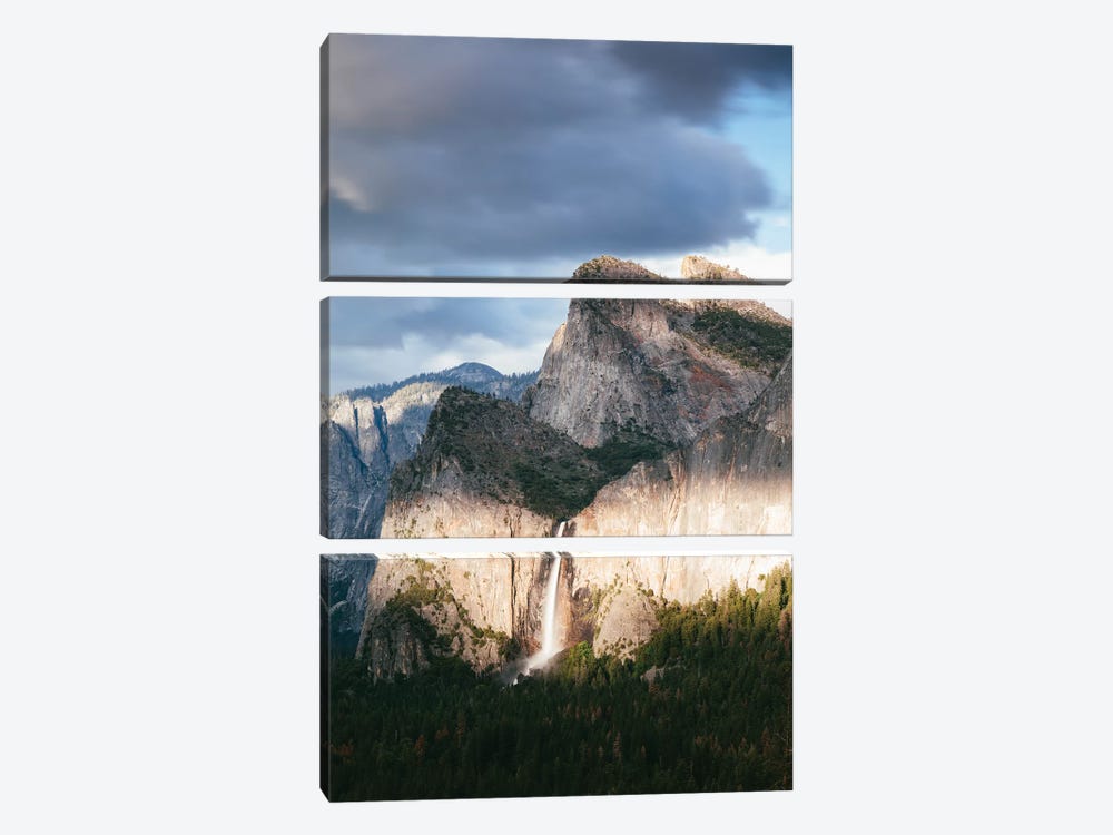 Dramatic Light On Bridalveil Fall, Yosemite by Matteo Colombo 3-piece Art Print