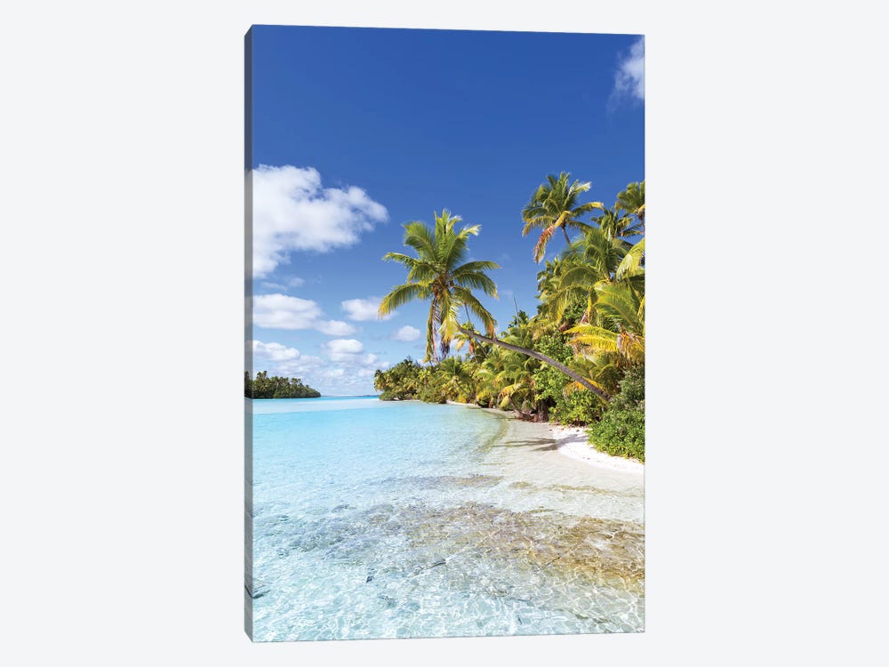 Dream Beach On One Foot Island, Cook Islands by Matteo Colombo 1-piece Canvas Art Print