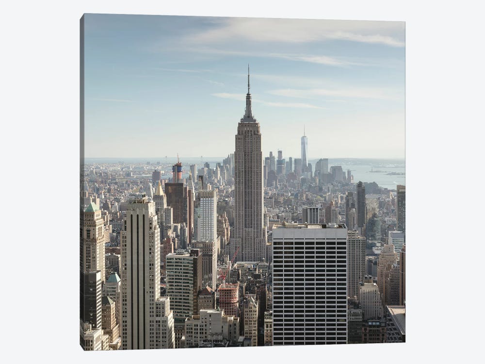 Empire State And New York City Skyline by Matteo Colombo 1-piece Canvas Wall Art