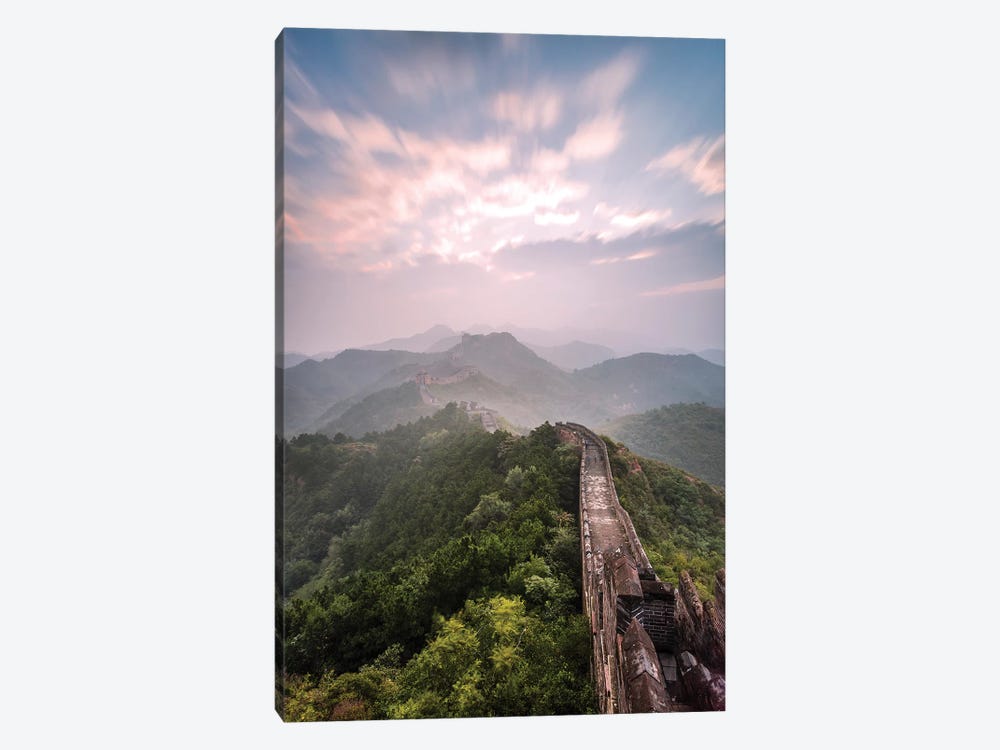 First Light Over The Great Wall Of China II by Matteo Colombo 1-piece Canvas Wall Art