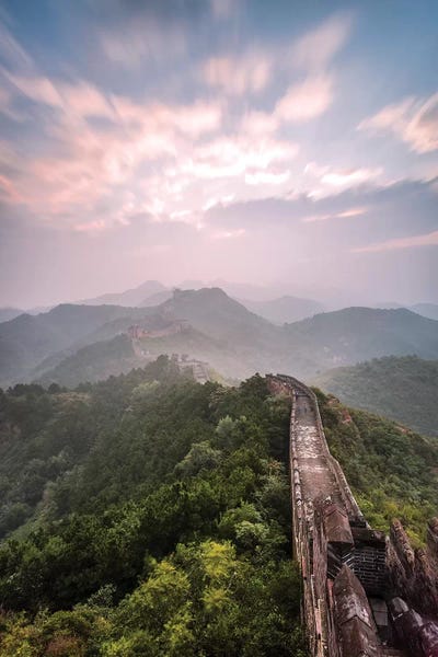 The Seven Wonders Of The World: First Light Over The Great Wall Of China II by Matteo Colombo