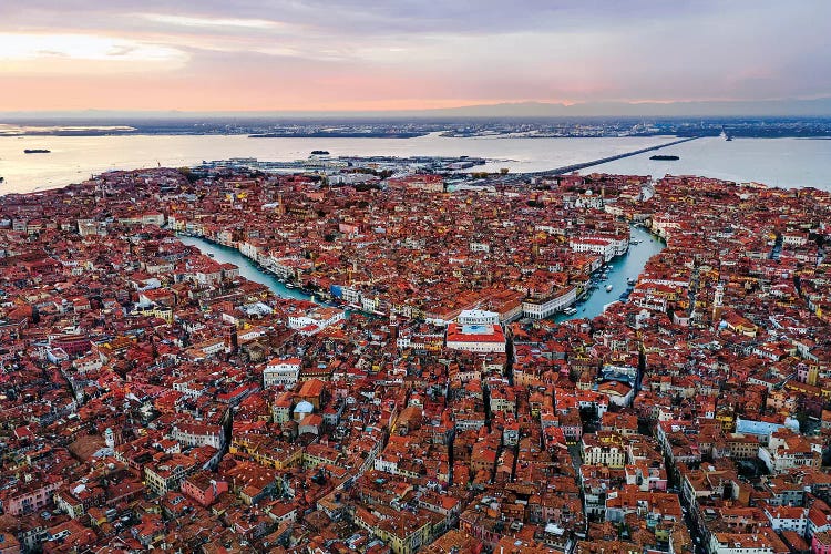 Grand Canal Aerial, Venice I