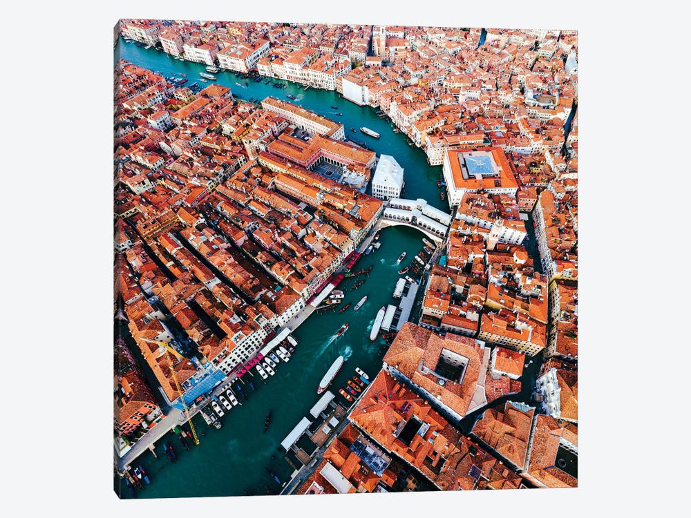 Grand Canal Aerial, Venice II by Matteo Colombo 1-piece Canvas Wall Art