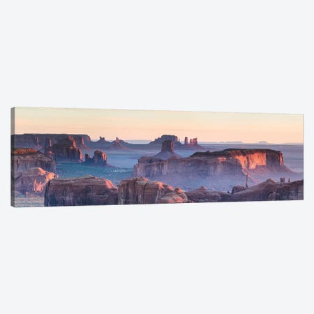 Hunt's Mesa Panoramic, Monument Valley II Canvas Print #TEO586} by Matteo Colombo Canvas Artwork
