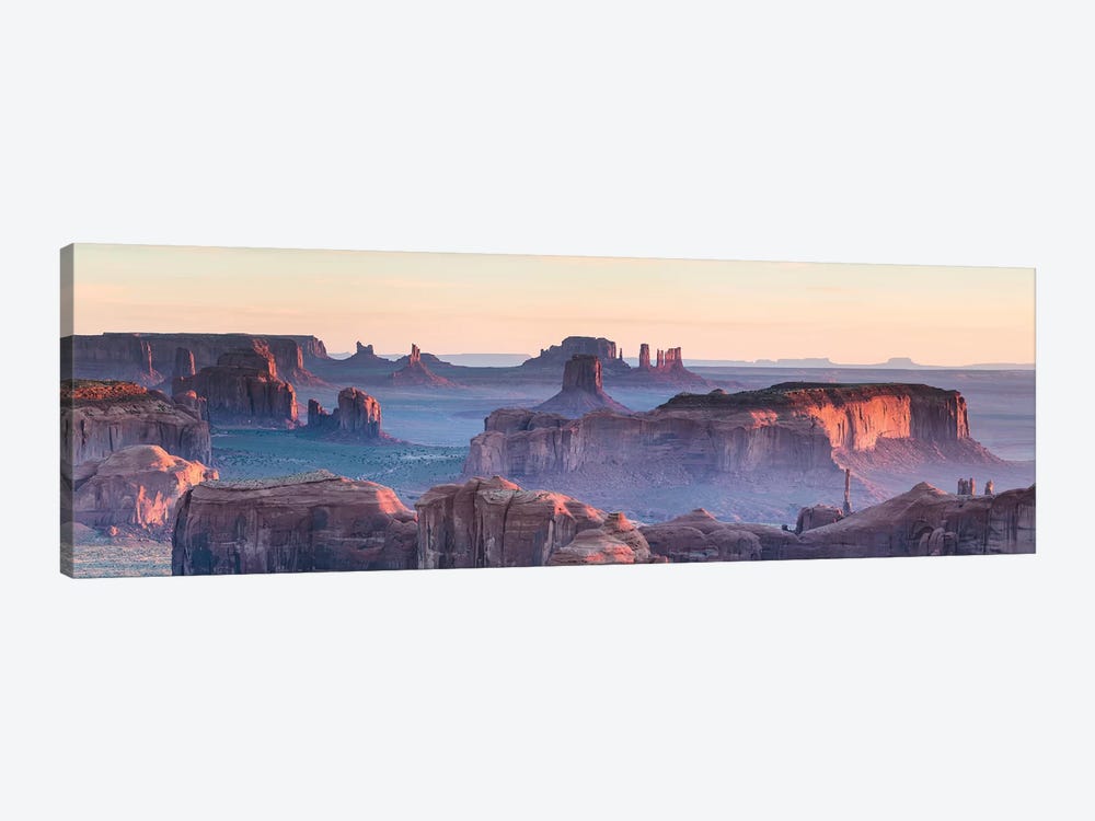 Hunt's Mesa Panoramic, Monument Valley II by Matteo Colombo 1-piece Canvas Art