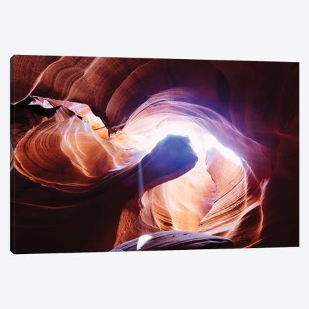 Light Well, Antelope Canyon Canvas Print #TEO595} by Matteo Colombo Canvas Art Print