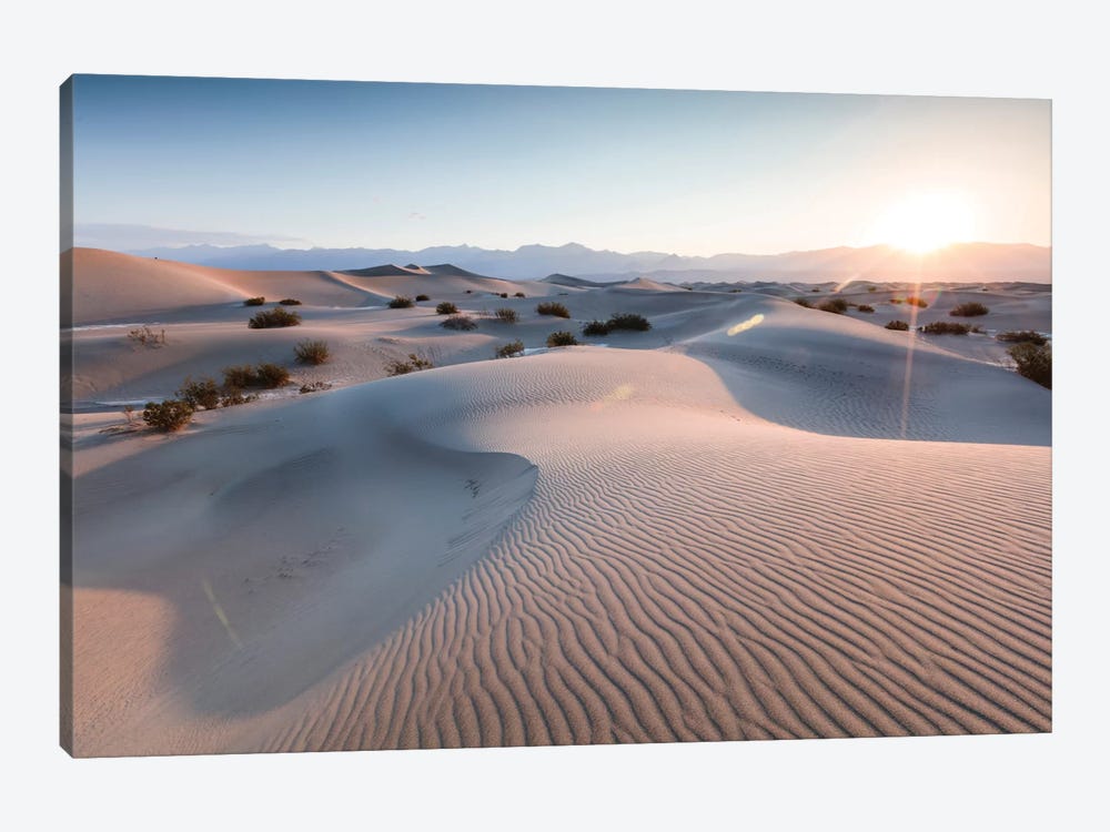 Mesquite Flat Sand Dunes At Sunrise, Death Valley, Death Valley National Park, California, USA by Matteo Colombo 1-piece Canvas Artwork