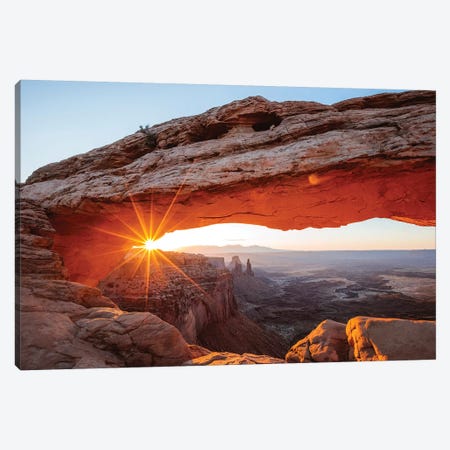 Mesa Arch Sunrise, Canyonlands Canvas Print #TEO602} by Matteo Colombo Canvas Artwork