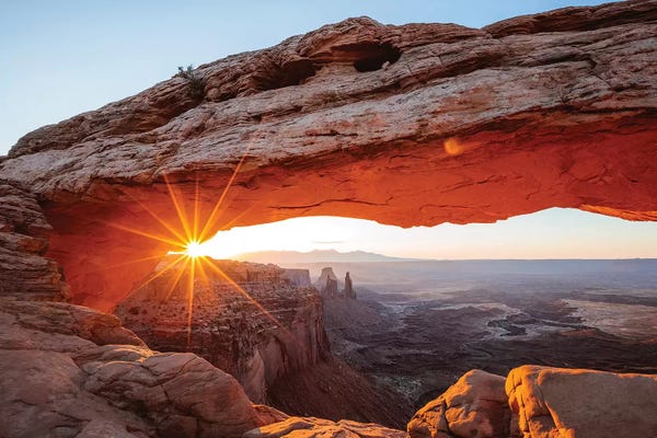 Large Wall Art & Big Canvas Prints: Mesa Arch Sunrise, Canyonlands by Matteo Colombo