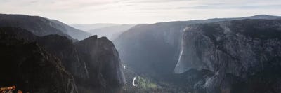 Panoramic Of Taft Point, Yosemite, USA by Matteo Colombo canvas print
