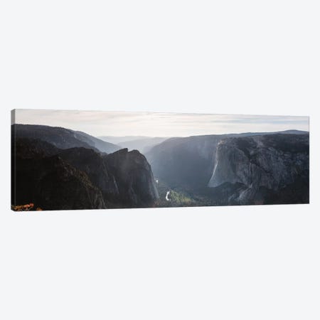 Panoramic Of Taft Point, Yosemite, USA Canvas Print #TEO620} by Matteo Colombo Canvas Wall Art