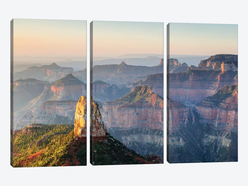 Point Imperial, Grand Canyon by Matteo Colombo 3-piece Canvas Art