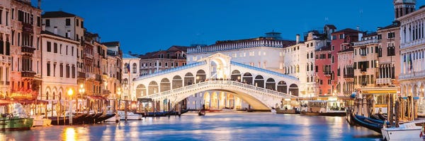Rialto Bridge At Night Venice Ver. II