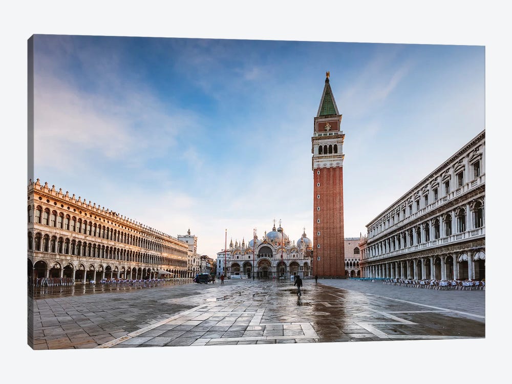 St Mark's Square At First Light, Venice, Italy by Matteo Colombo 1-piece Canvas Art
