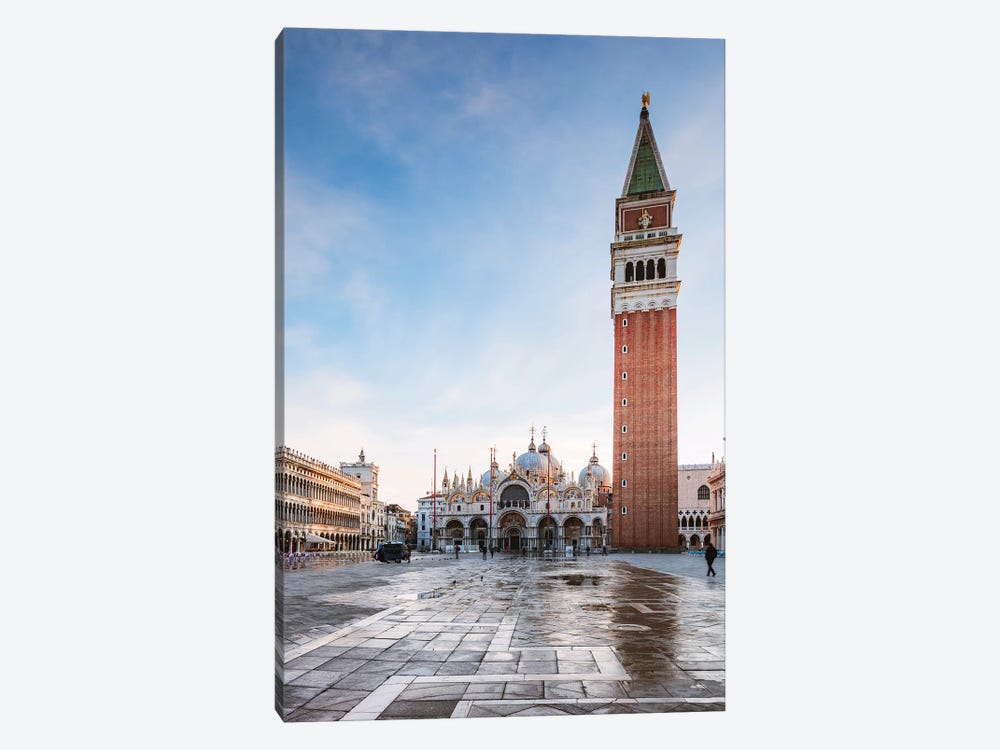 St Mark's Square At Sunrise, Venice by Matteo Colombo 1-piece Canvas Print
