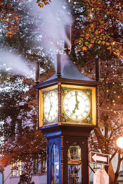 All Purples: Steam Clock,Vancouver, Canada II by Matteo Colombo