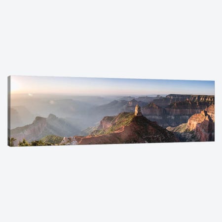 Sunrise At Point Imperial, Grand Canyon Canvas Print #TEO636} by Matteo Colombo Canvas Artwork