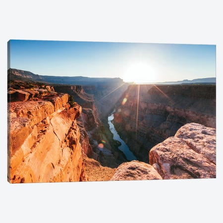 Sunrise On The Grand Canyon Canvas Print #TEO637} by Matteo Colombo Canvas Artwork