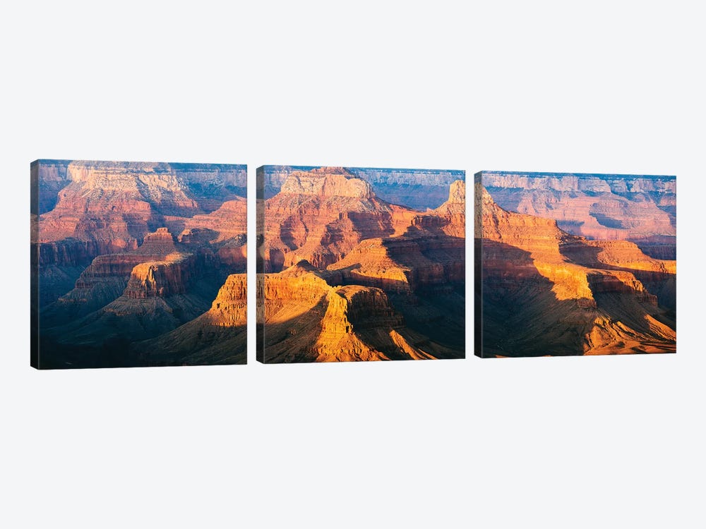 Sunset Over The South Rim, Grand Canyon I by Matteo Colombo 3-piece Canvas Art