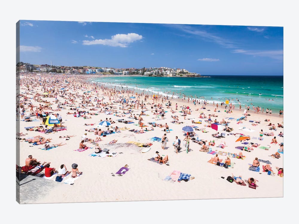 New Year's Day, Bondi Beach, Sydney, New South Wales, Australia by Matteo Colombo 1-piece Canvas Art