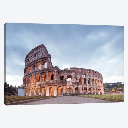 The Mighty Colosseum Canvas Print #TEO651} by Matteo Colombo Canvas Print