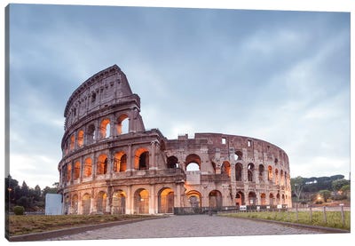 The Mighty Colosseum Canvas Art Print - The Seven Wonders of the World