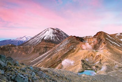 Tongariro Crossing, New Zealand by Matteo Colombo acrylic art print