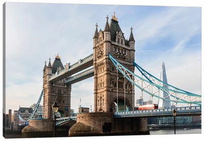 Tower Bridge, London, UK I Canvas Art Print - Famous Bridges