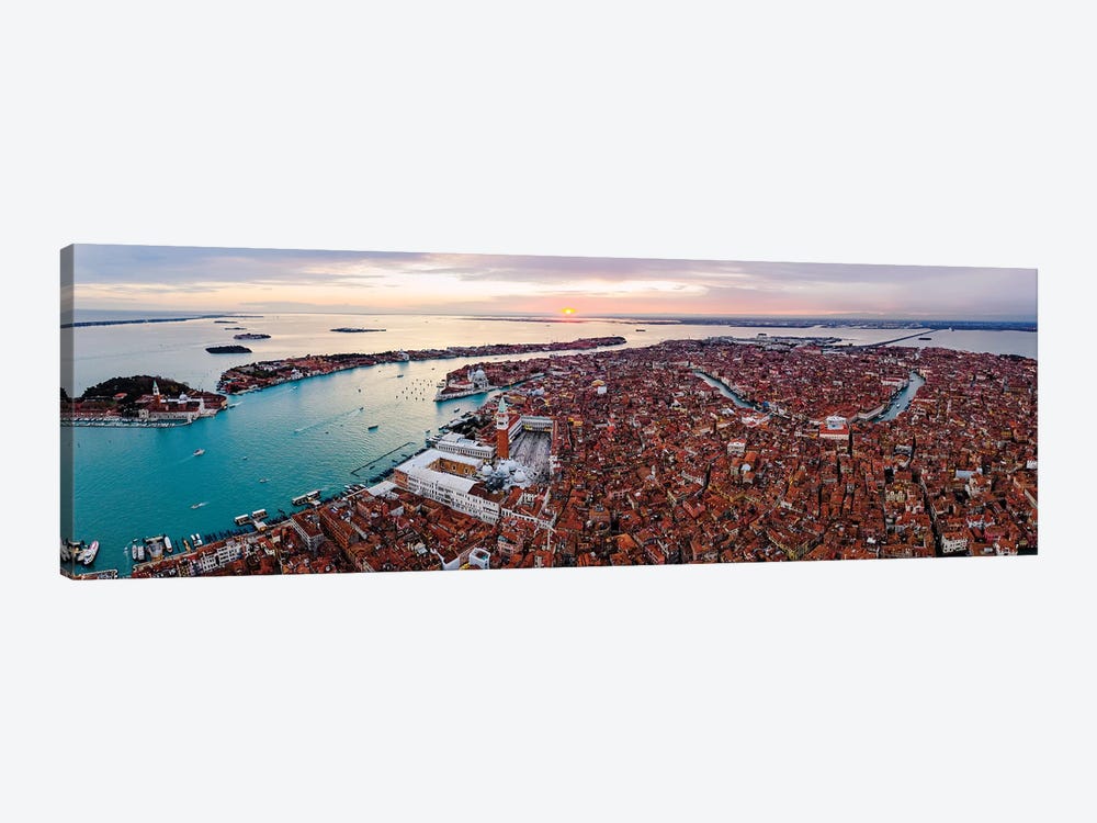 Venice From The Sky II by Matteo Colombo 1-piece Canvas Art
