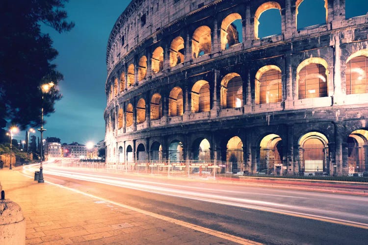 Night At The Colosseum, Rome, Lazio, Italy