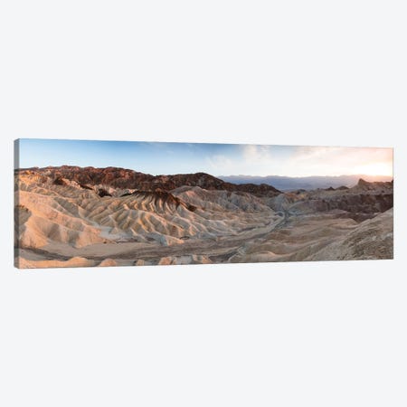 Zabriskie Point Sunset, Death Valley I Canvas Print #TEO675} by Matteo Colombo Canvas Artwork
