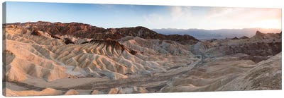Zabriskie Point Sunset, Death Valley I Canvas Art Print - Death Valley National Park Art