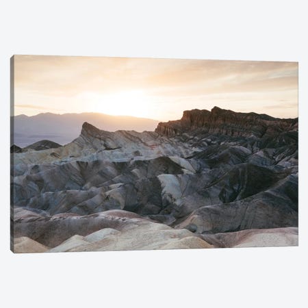 Zabriskie Point Sunset, Death Valley II Canvas Print #TEO676} by Matteo Colombo Canvas Art