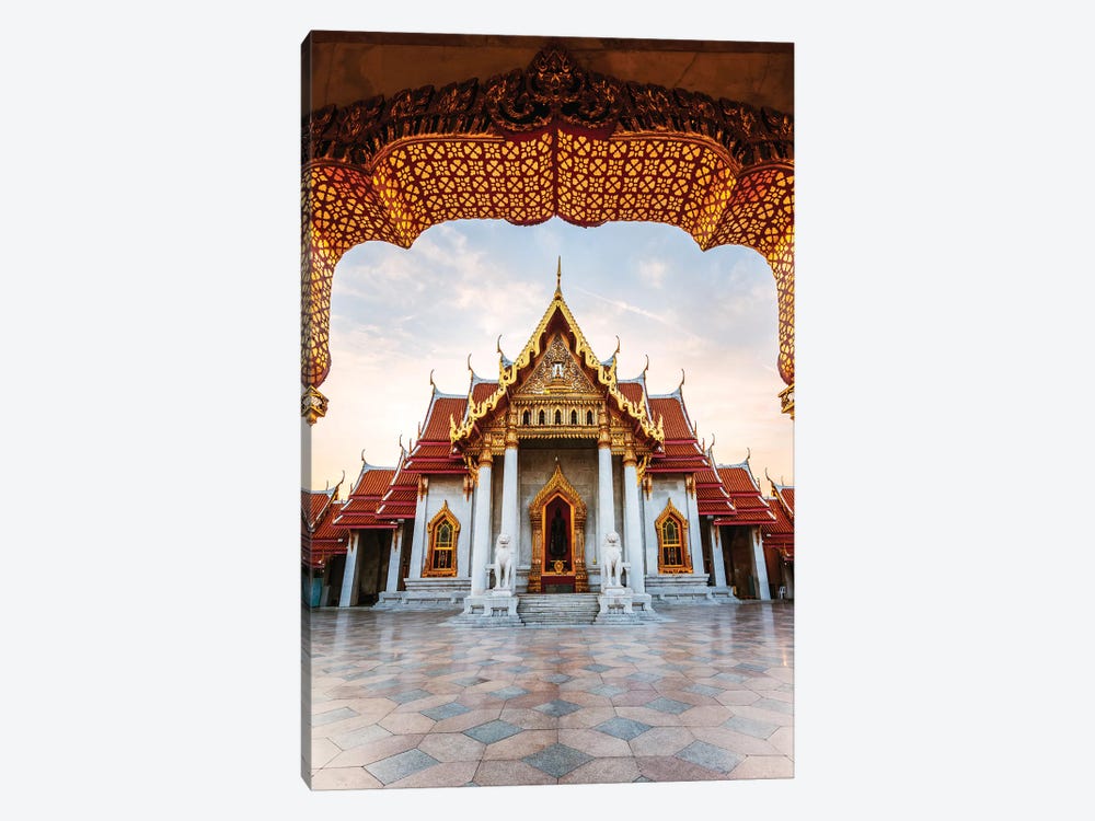 The Marble temple in Bangkok by Matteo Colombo 1-piece Canvas Art
