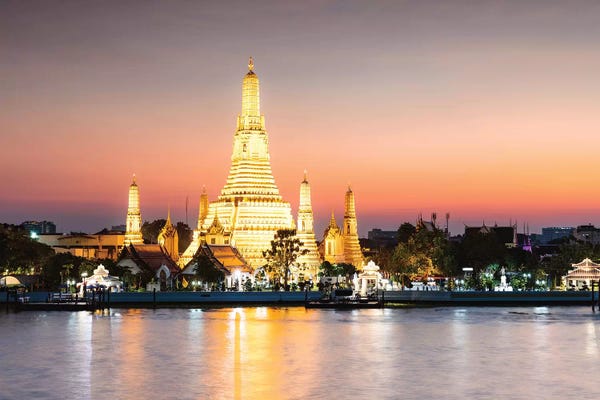 Thailand: Temple of Dawn, Bangkok, Thailand by Matteo Colombo
