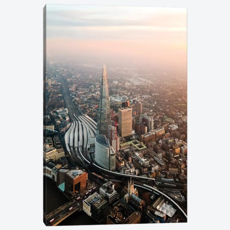 The Shard, London Canvas Print #TEO689} by Matteo Colombo Canvas Wall Art