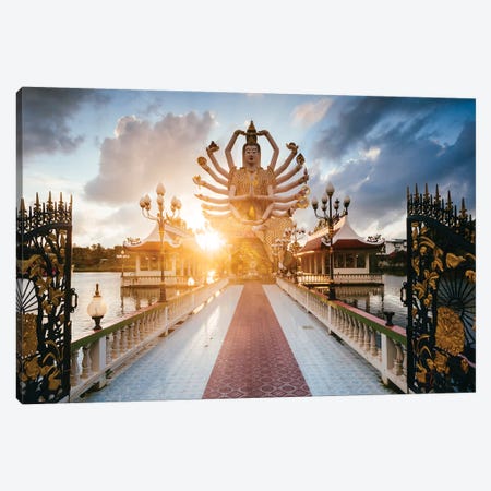 Buddhist Temple, Thailand Canvas Print #TEO696} by Matteo Colombo Canvas Wall Art