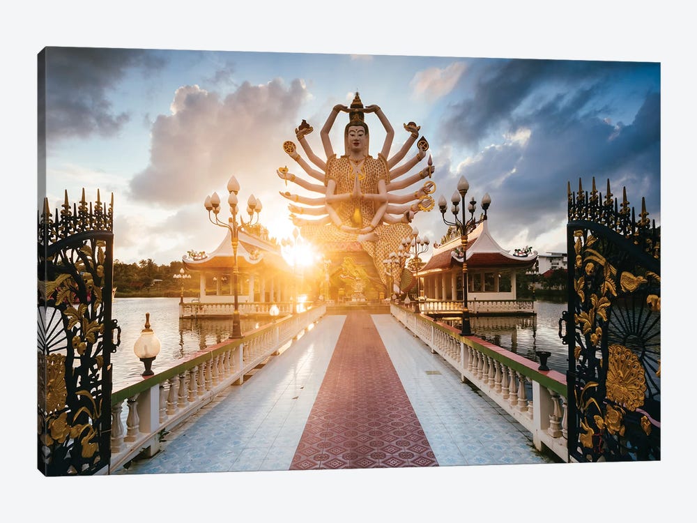 Buddhist Temple, Thailand by Matteo Colombo 1-piece Canvas Print