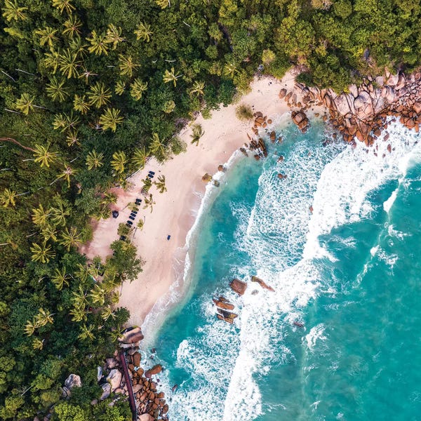 Tropical Beaches: Beach Aerial, Thailand by Matteo Colombo